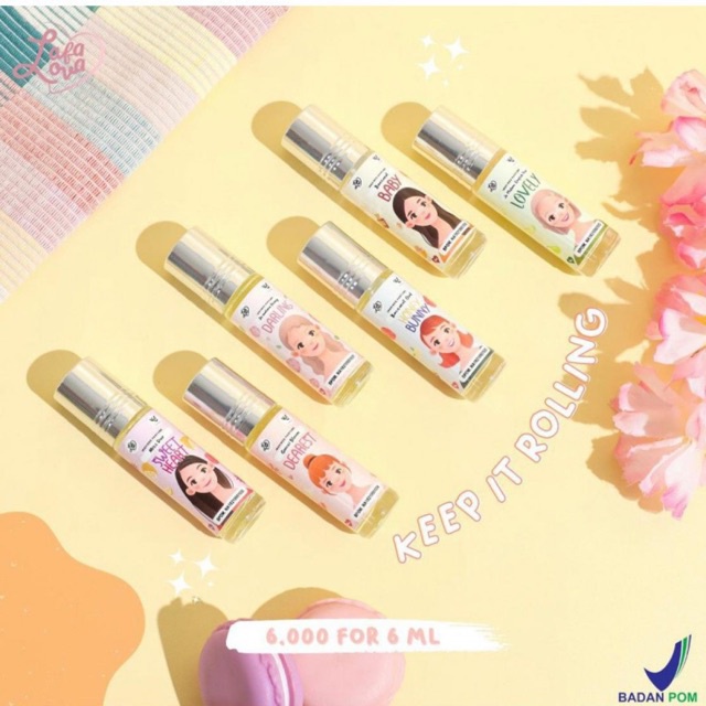 (BPOM) LAFALOVA Parfum Roll On 6ml - Inspired Parfume Lafalova x Vichira Roll On 6ml murah