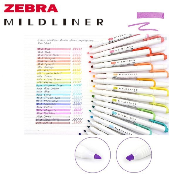 

HIGHLIGHTER MILDLINER ZEBRA ALL WARNA SATUAN