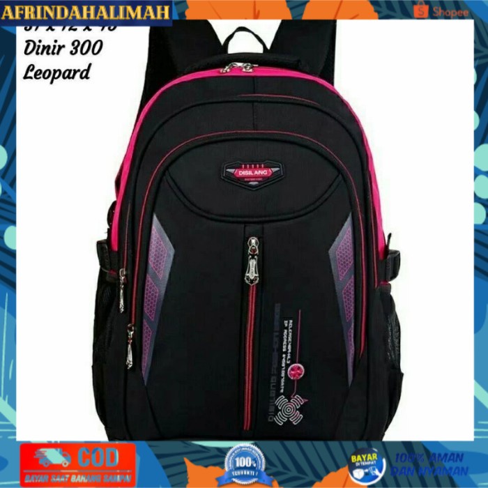 

[TERBARU] tas sekolah anak laki laki sd smp sma backpack ransel set - Merah