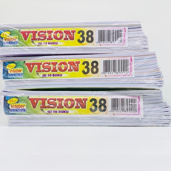 

Limited - Buku Tulis Vision 38 Lembar Per Pack Isi 10 Pcs