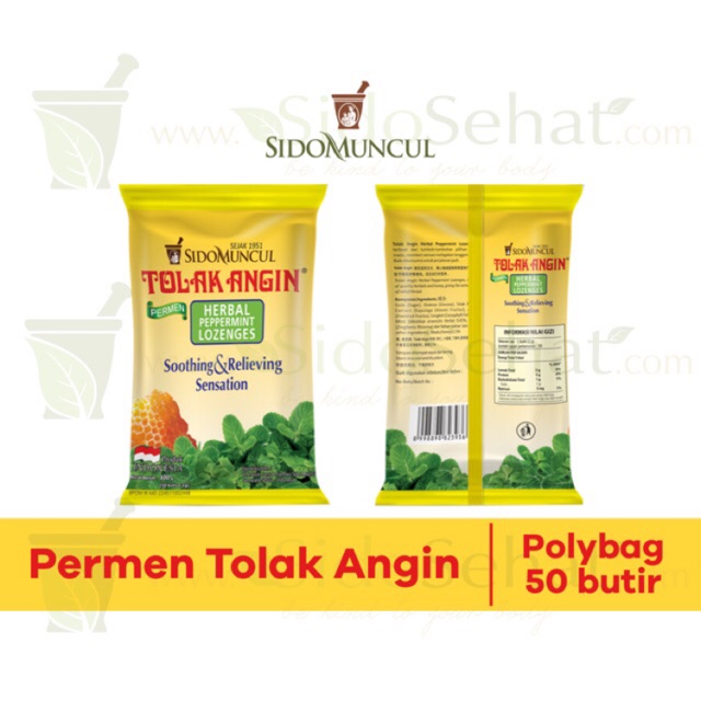 

Permen Tolak Angin SidoMuncul 50 Butir