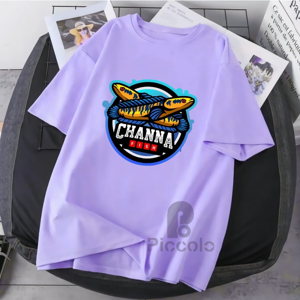 BAJU ANAK KAOS ANAK CHANNA FISH BAHAN PREMIUM