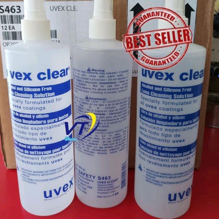 Jual Dijamin Ada Spray Lens Cleaner UVEX S463 Solution 16oz Pembersih