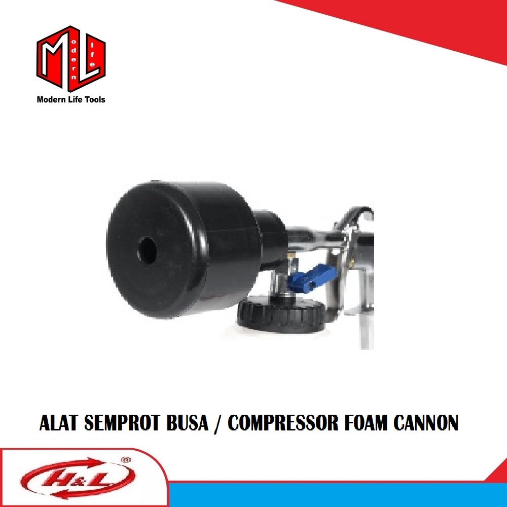 Alat Semprot Busa / Snow Wash Tabung Kecil / Foam Cannon Kompresor HL