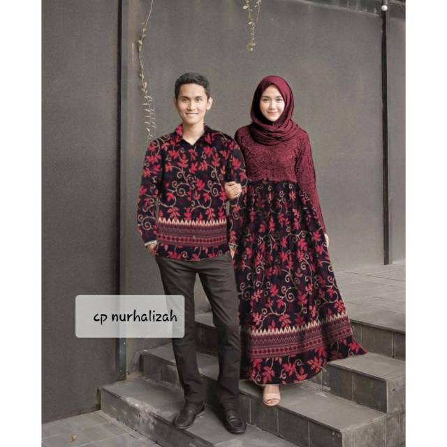 Baju Couple Cowo Cewe Murah Baju Couple Buat Lamaran Kondangan Hajatan Nikahan Batik Couple Shopee Indonesia
