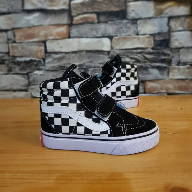 SEPATU ANAK CATUR SK8 PREMIUM HIGH QUALITY SEPATU ANAK VANS CHECKERBOARD