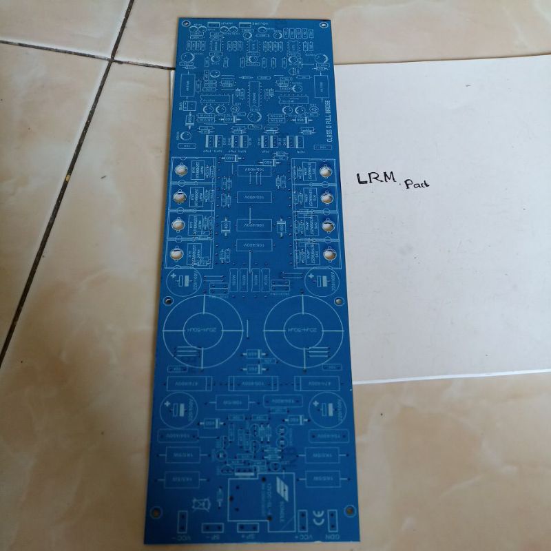 PCB class D full BRIDGE FEET 8
