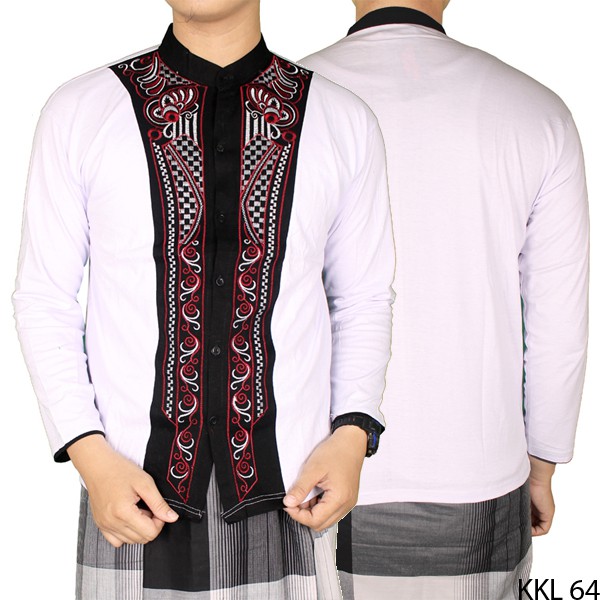 Baju Koko Pakaian Muslim Pria Lengan Panjang (COMB)