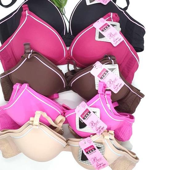 ❂ Bra / BH /pakaian dalam wanita Scalen (8833) Tanpa Kawat ..Busa Tipis ( Cup A ) ✩