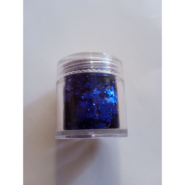 Sequins Mixed Glitter 10gr dengan serbuk bentuk hexagon untuk nail arts/DIY/Dekorasi Nail Arts