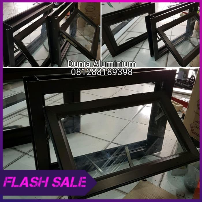 Jendela Jungkit Aluminium Bouven Bouvenlight Boven Cuci Gudang