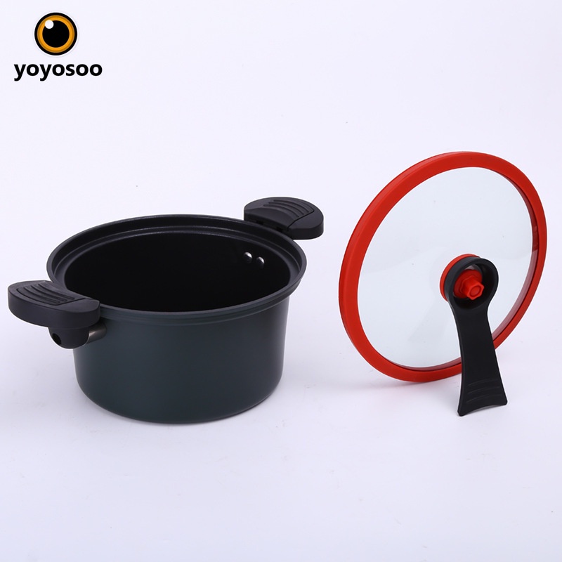 Panci Presto Teflon Pressure Cooker Pot Anti Lengket Panci Presto 3,5 Liter-YOYOSOO