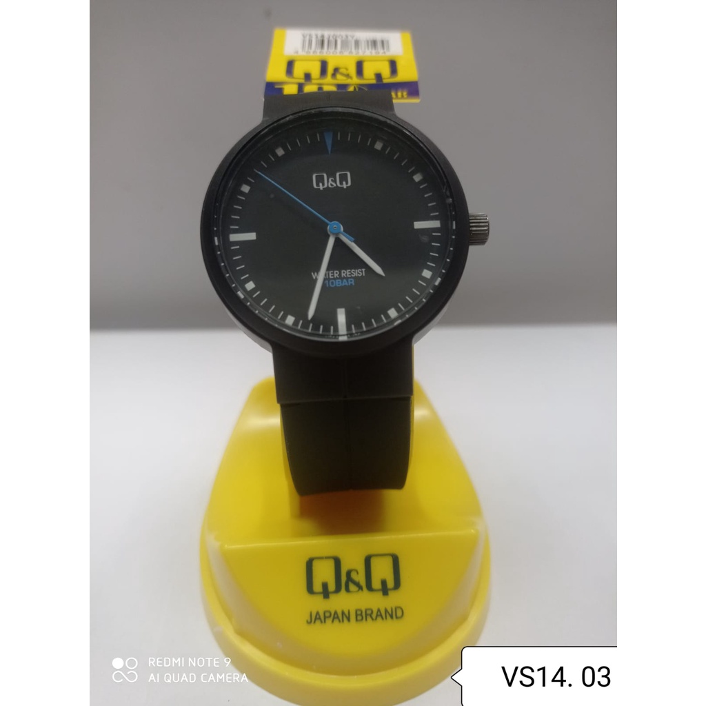 SALE Jam Tangan Pria Sporty Casual Rubber Analog Original Q&amp;Q QNQ QQ VS14 VS14J Series