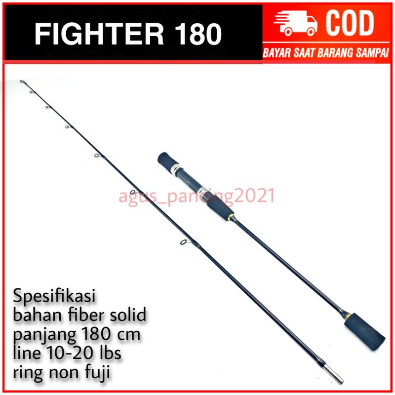 Joran Jig Jigging Ajiro Fighter 180cm