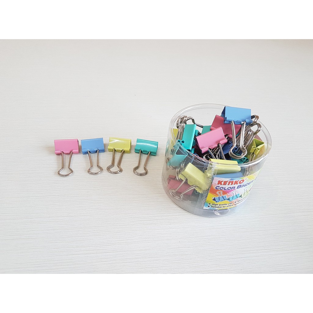 

Color Binder Clips KENKO