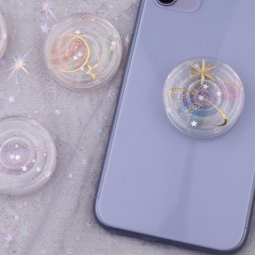 ➭ Popsocket Transparan Galaxy ✮