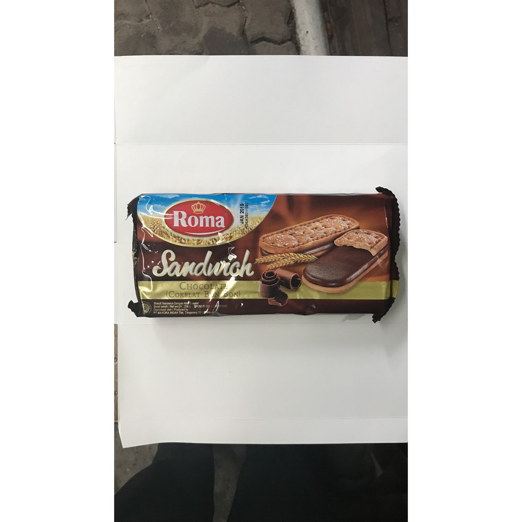 

PROMO ROMA SANDWICH CHOCOLATE 216GR 216G / COKELAT BON BON COKLAT DUS PAK TERMURAH