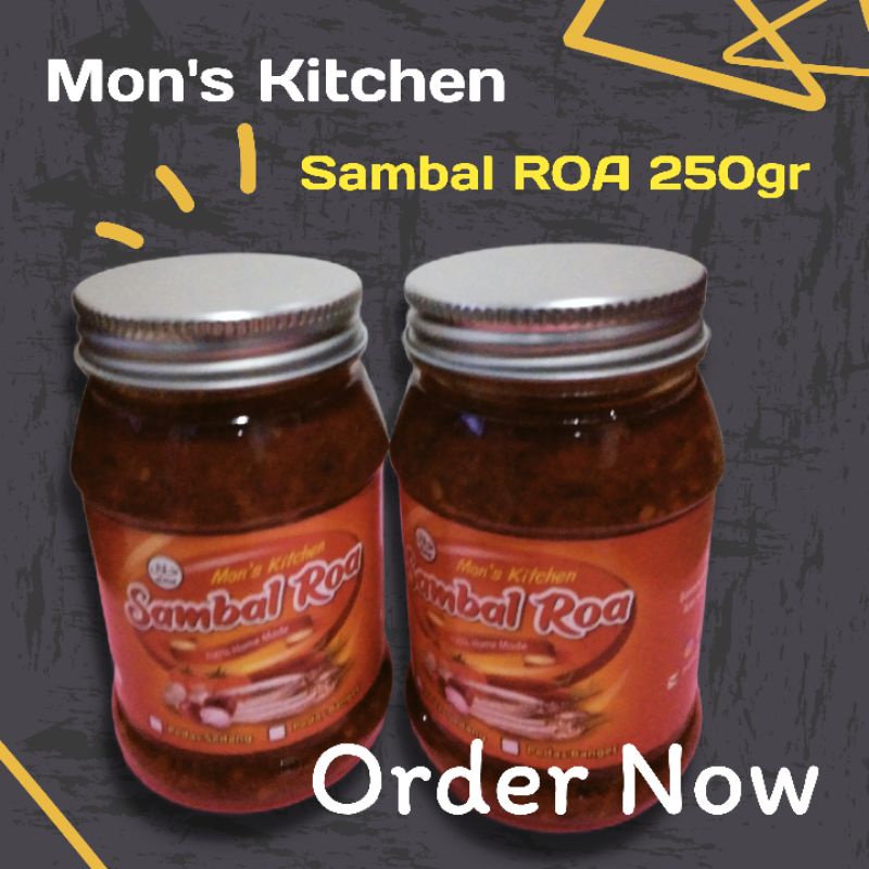 

Sambal ROA Mon's Kitchen 250gr