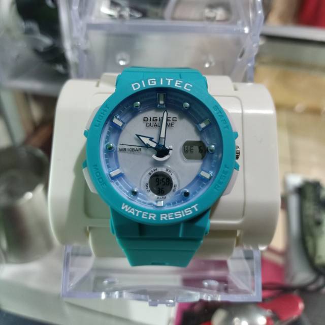 Jam tangan Digitec water resist double time series women