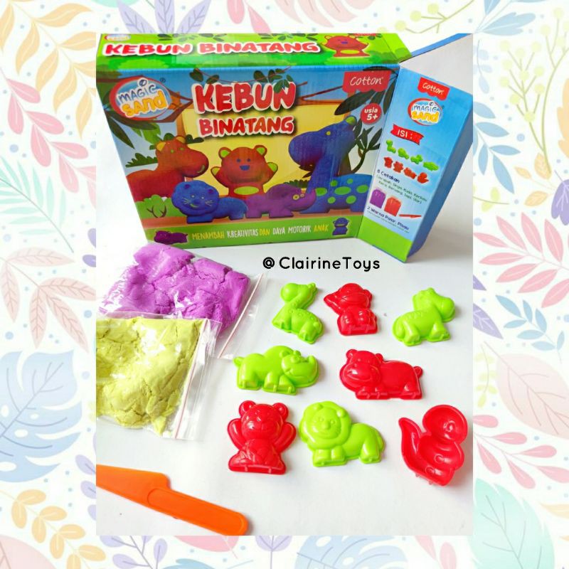 MAGIC SAND KEBUN BINATANG - Bermain Pasir Kebun Binatang