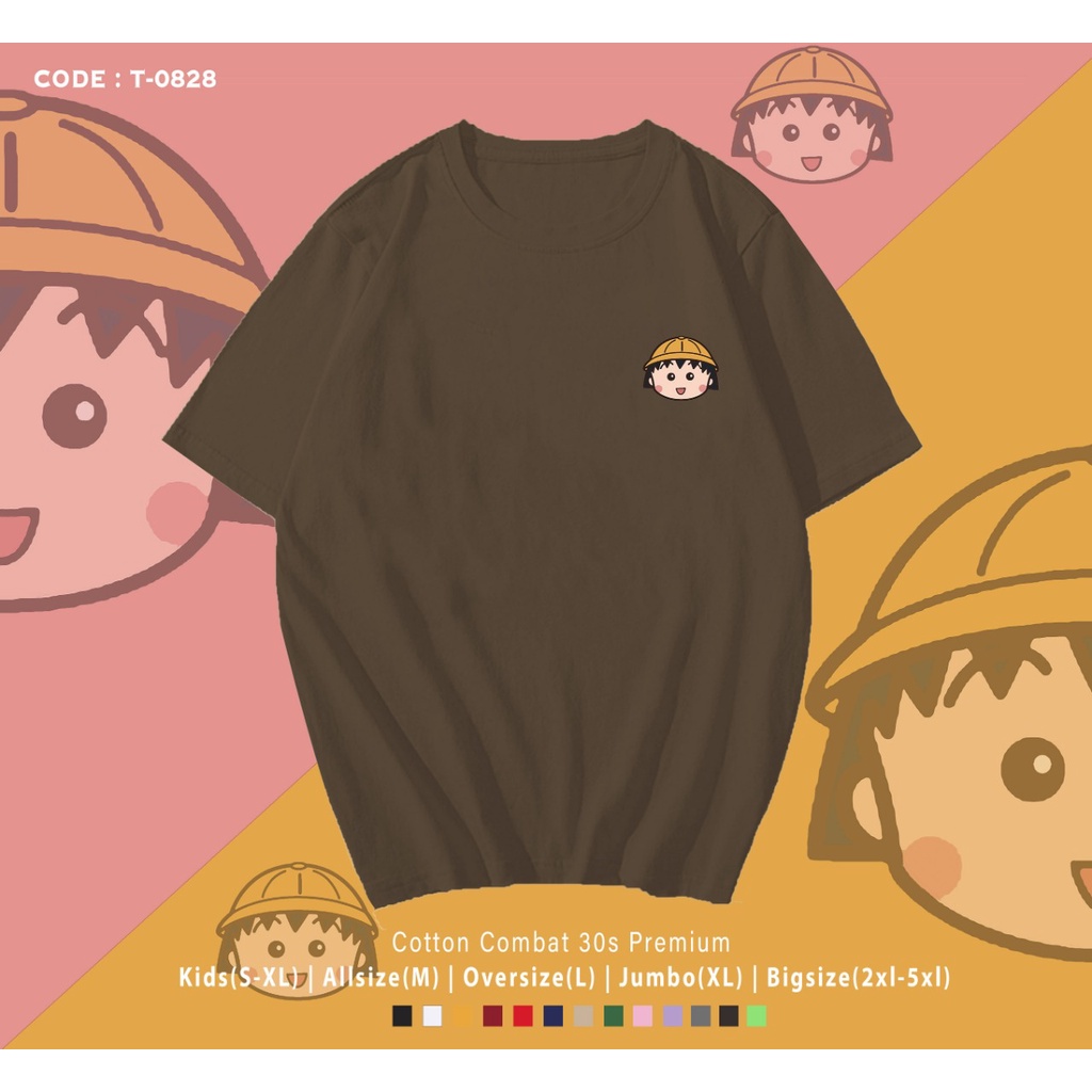 KAOS MARU KOCHAN LUCU IMUT / KAOS PRIA WANITA / UK M-XL / KAOS OVER SIZE / KAOS SANTAI /O NECK/ KAOS KEREN