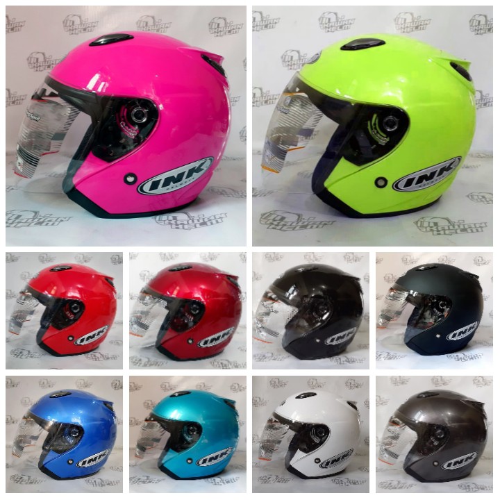 HELM INK KW MODEL CENTRO SNI FREE STIKER INK PAKING BOX
