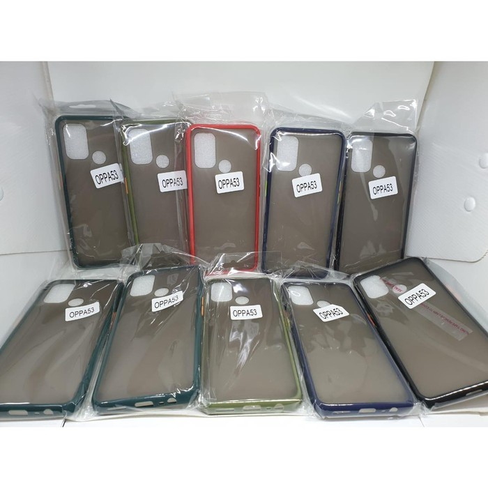 Case HP Bumper Aero Oppo A53 2020 6.5 Hard Oppo A53 CasinG Kondom RBI
