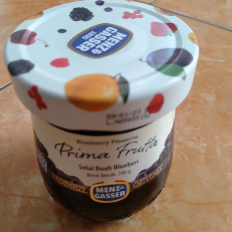 

selai prima frutta blueberry preserve jam 340gr/selai blueberry