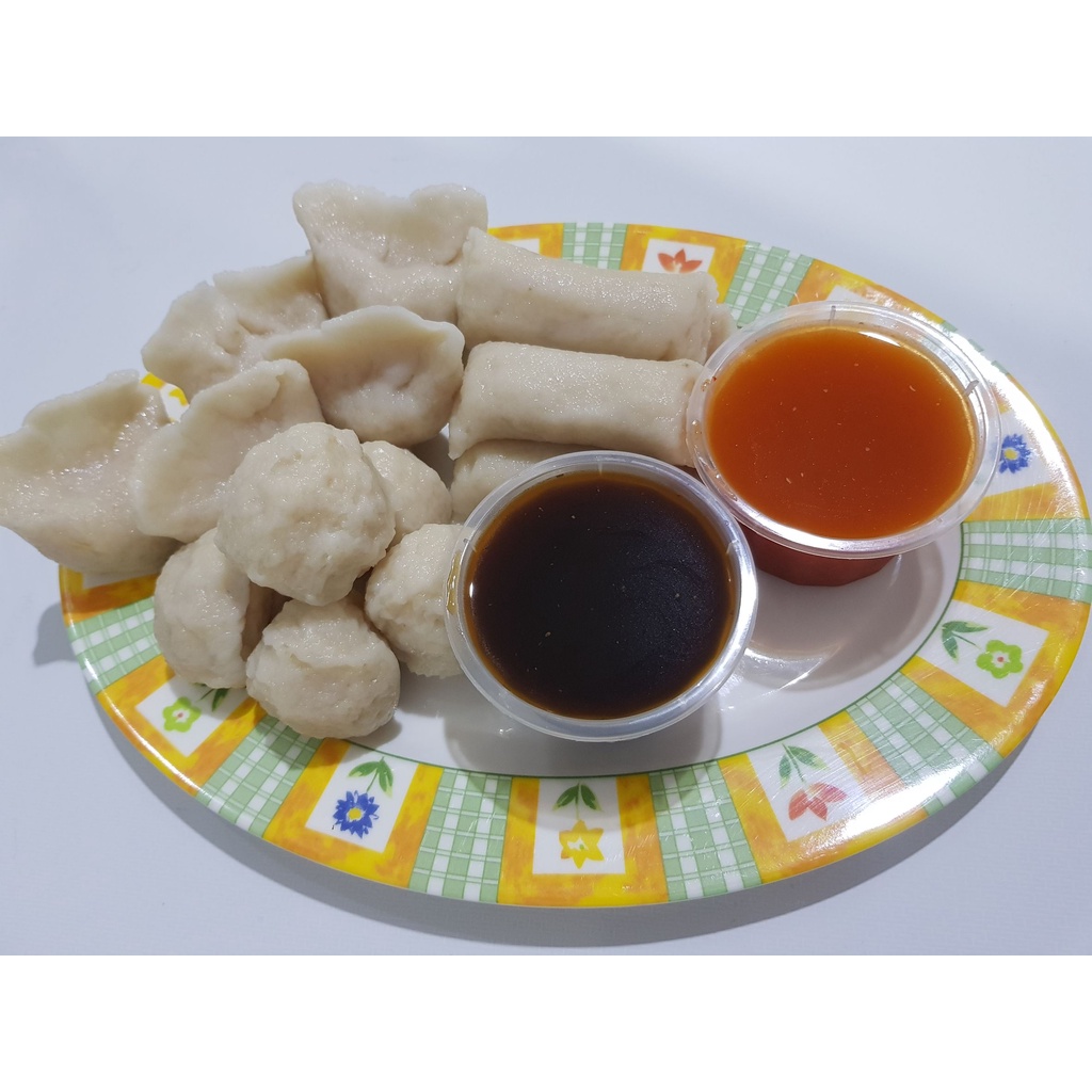 

Pempek bangka asli ikan tenggiri - paket 15 pcs kecil mix