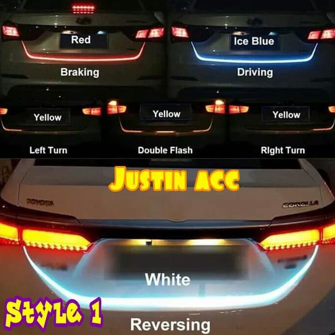 STAR LAMPU LED STRIP VARIASI MOBIL SENSOR REM SEIN-LAMPU REM SEN RITING LED #10