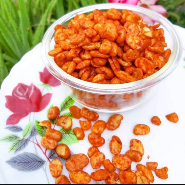 

250GRAM Kacang Koro KUPAS Balado Sedapp Mantapp