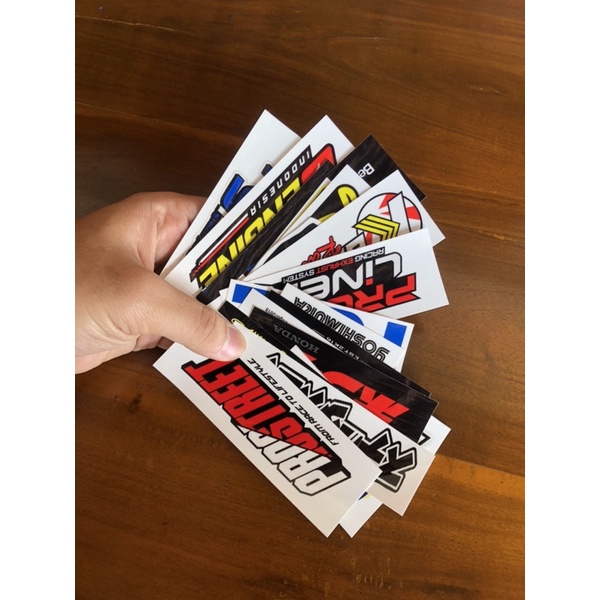 sticker stiker pack racing variasi rcb motul yoshimura gopro racer hrc