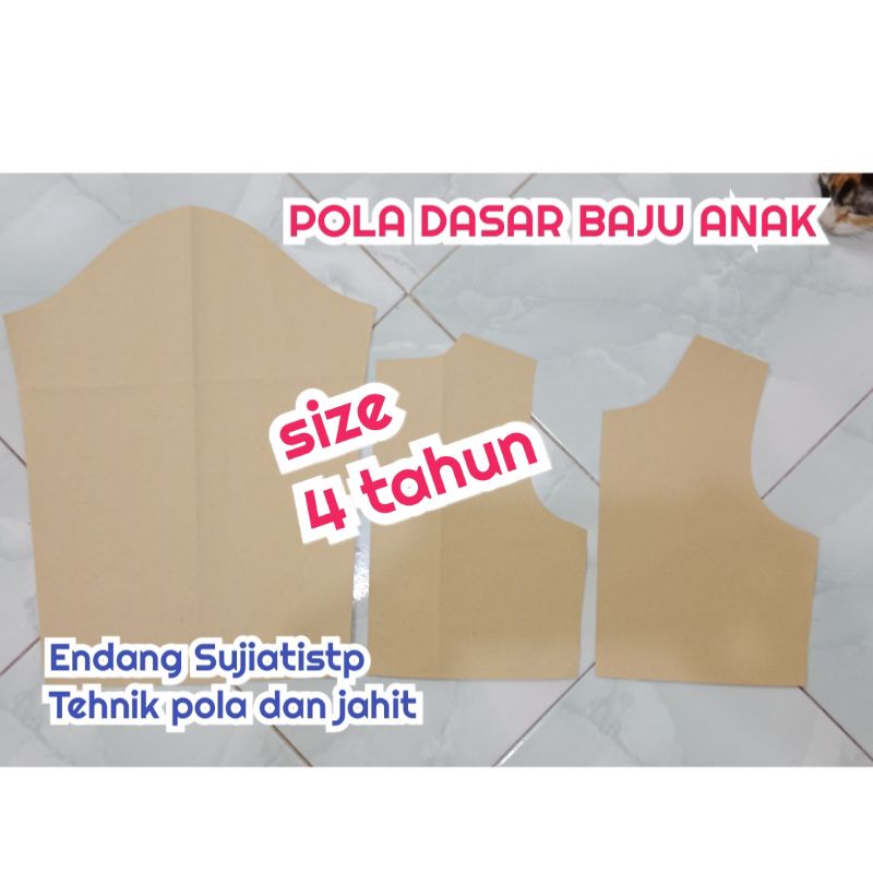 007//Pola,dasar,baju,anak