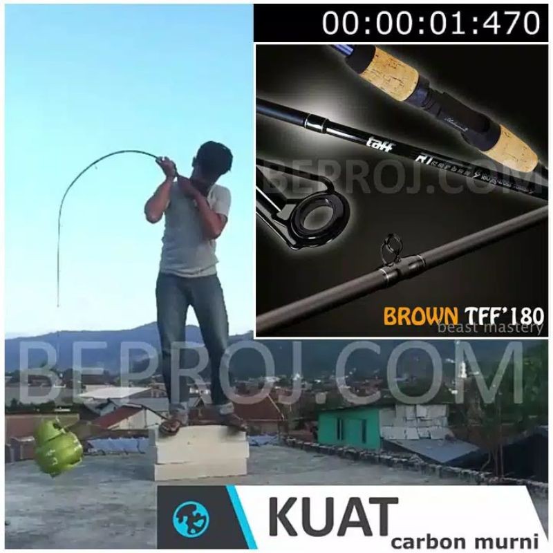 joran pancing joran casting joran spinning 180 cm Bahan carbon high quality A