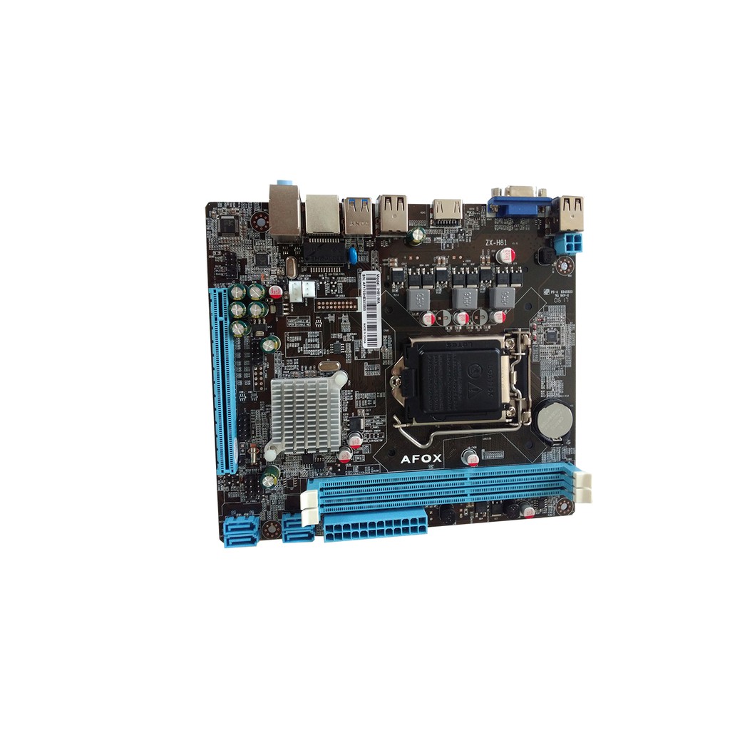 Motherboard Afox ih81-ma micro atx lga1150 Intel gen 4 h81 ddr3 Vga-hdmi-usb-rj45-aux 3.5mm