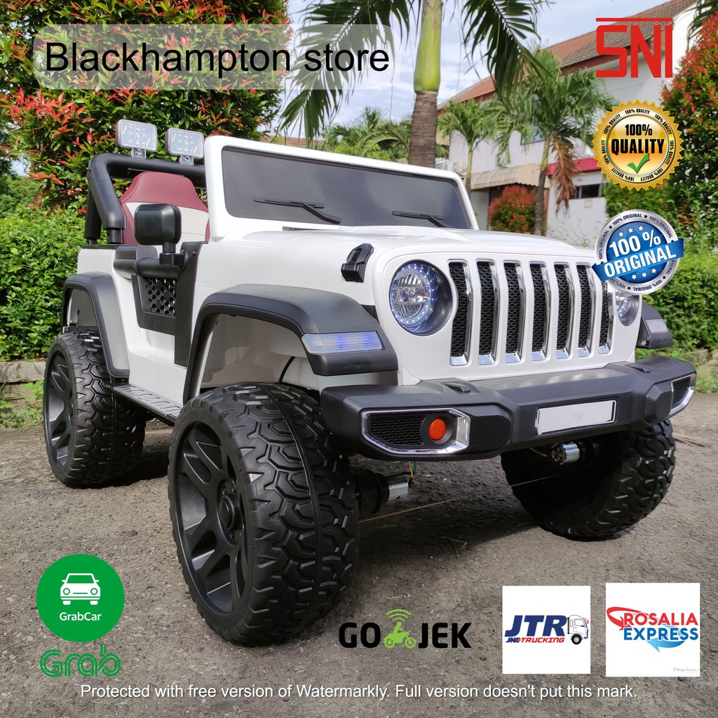 Mobil Aki Mainan Anak Murah Jeep Wrangler 4WD