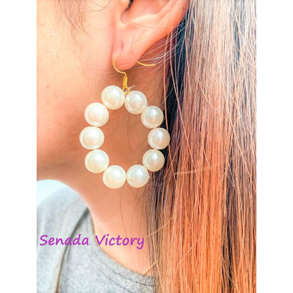 Senada Victory AM010 Anting Gipsy Gipsi Anting Mutiara Bola Pearl Korea