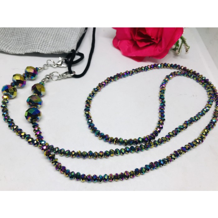 

Hadir Gantungan Kalung Tali Strap Lanyard Masker Kristal Terbatas