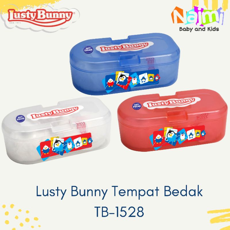 TB1528 Lusty Bunny Tempat Bedak Double dengan tepukan