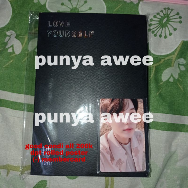 Album BTS Love Your Self Tear (minus qr code)