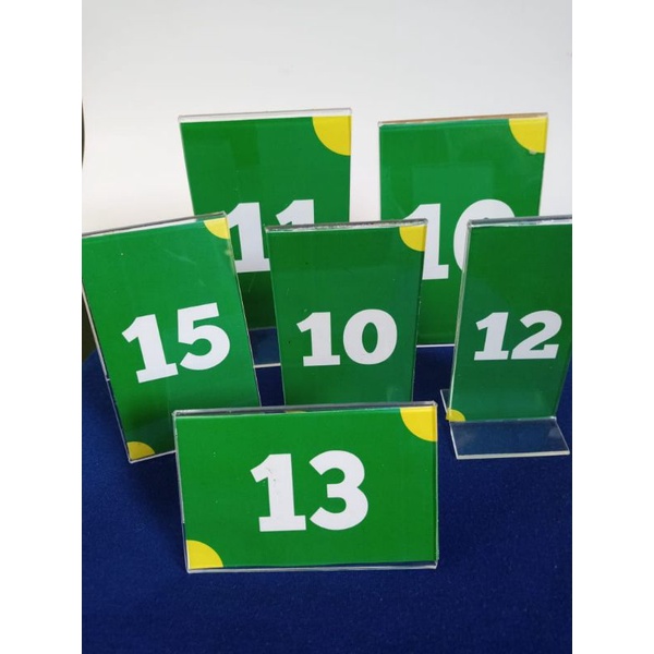 

akrilik nomer meja custome+nomer