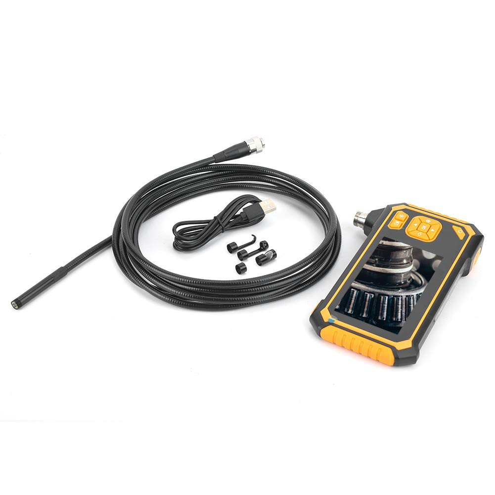 455 Handheld Digital Endoscope 8mm 1080P HD Camera 4.3 inch LCD IPX7