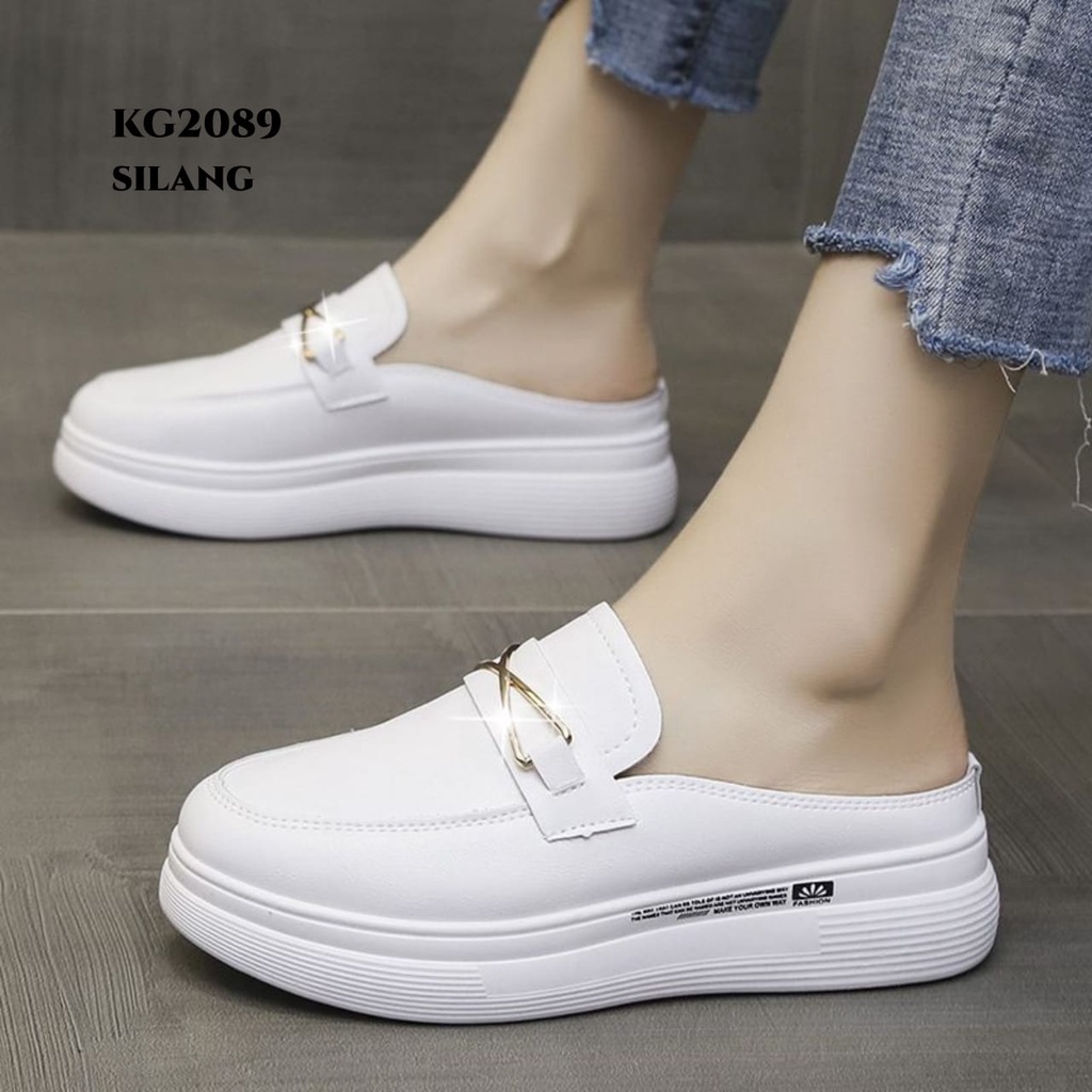 RESTOCK WYN SNEAKERS HIGH SOLE SELOP FASHION KOREA GOOD QUALITY KG2089