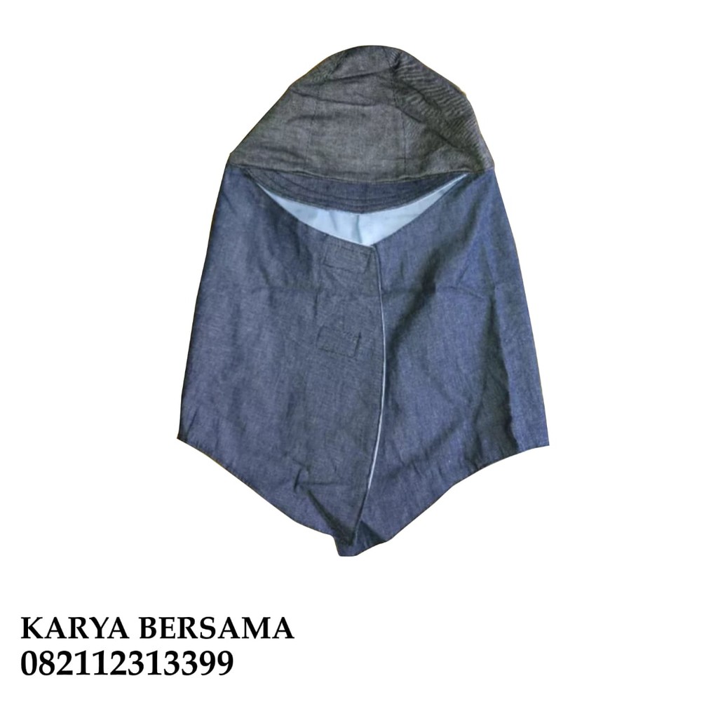 TOPI JEPANG HAT WELDING BAHAN JEANS/murah Topi Wellding Topi welding Kerpus bahan jeans