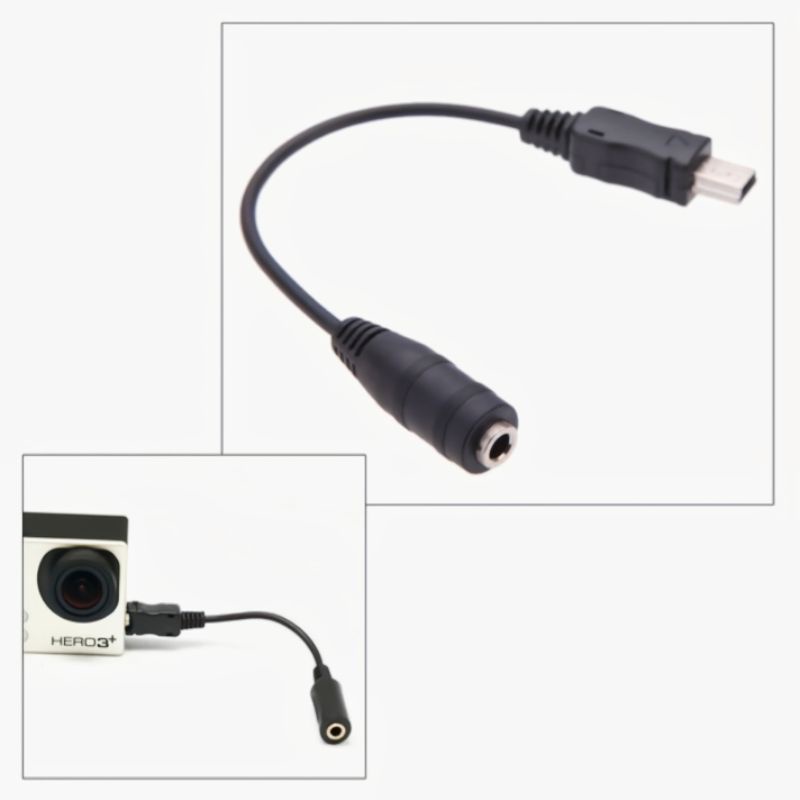 Kabel Aux 3,5 Female to Mini USB 5 Pin