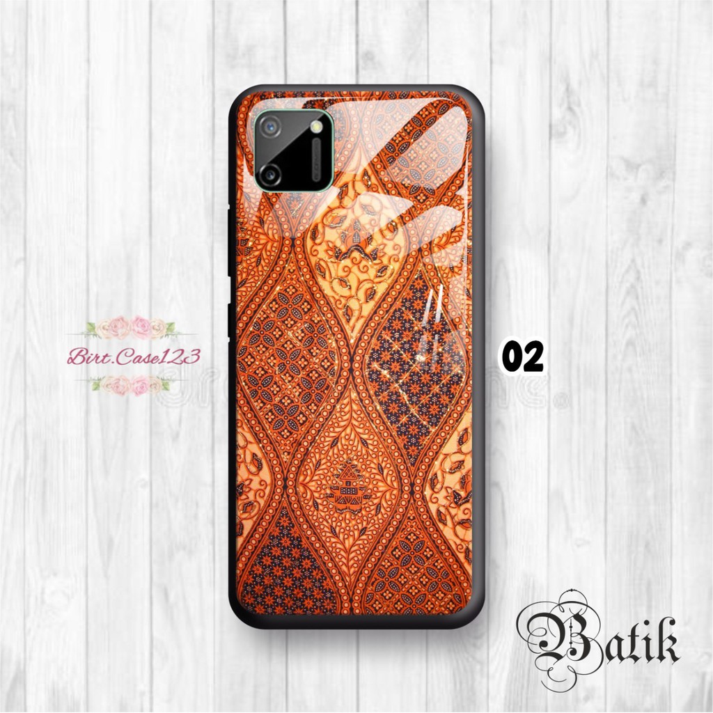 Softcase back case glass kaca BATIK Oppo RENO 3 4 Z 2 2F 2Z 4Z 10x ZOOM K3 k5 pro BC2359