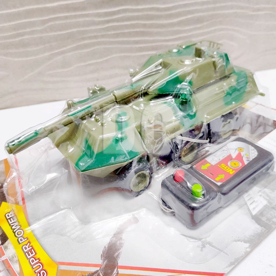 Military Super Power RC Mainan Tank Tentara Militer Remote Kabel