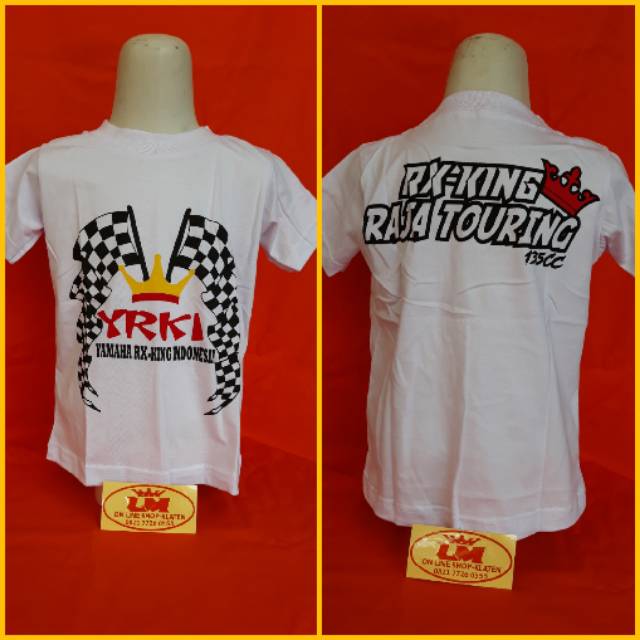 Kaos anak RX king YRKI putih