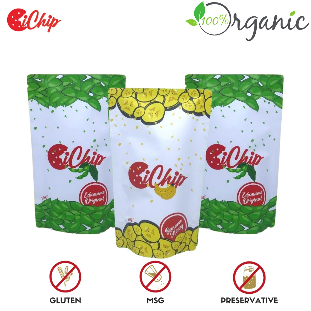 

CICHIP MIX RASA (2 Edamame 1 Pisang Madu) - HEALTHY SNACK