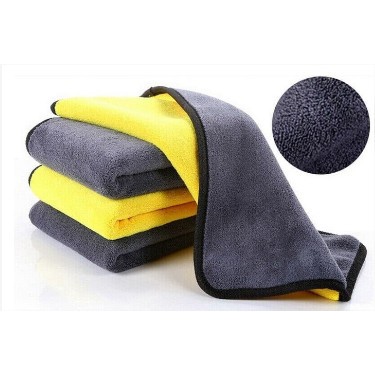 Kain Lap Mobil Microfiber Lembut Tebal Anti Lecet  Lap Pembersih Serbaguna 2 Warna Uk 30x30